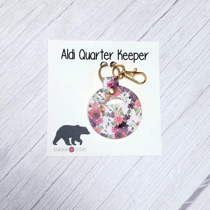 Quarter Keeper - Pink and Purple Floral