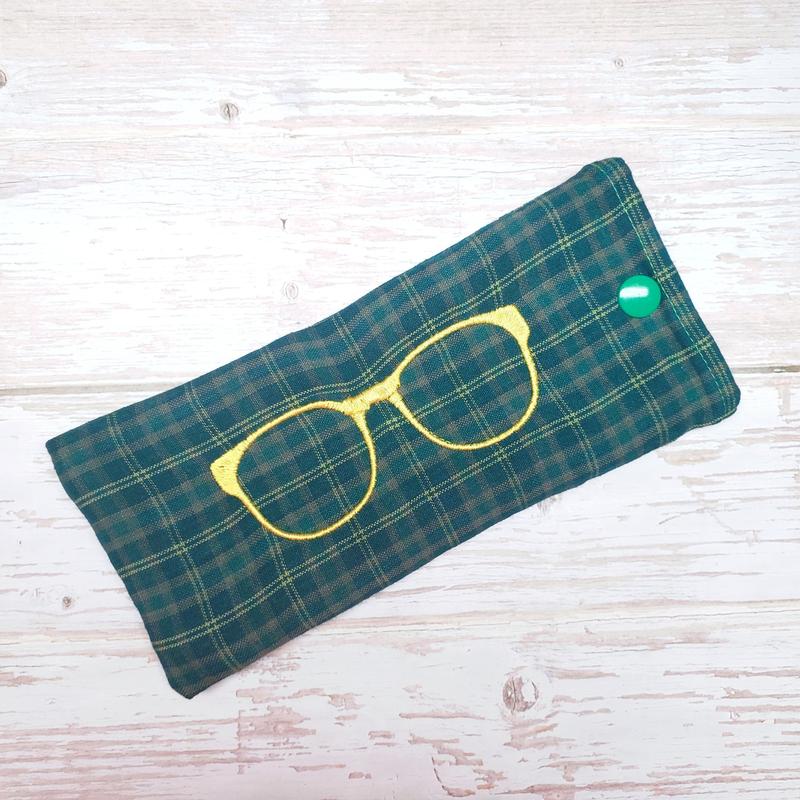 Eyeglass Case - Green Plaid