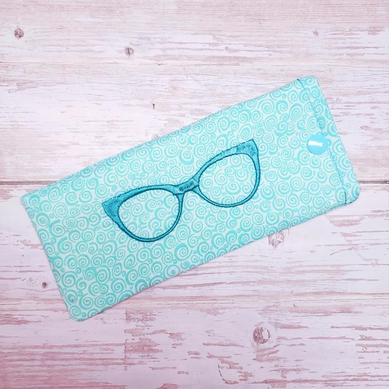 Eyeglass Case - Mint Swirls